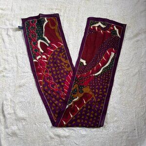 Vintage 1988 Ginnie Johansen 100% Wool Scarf